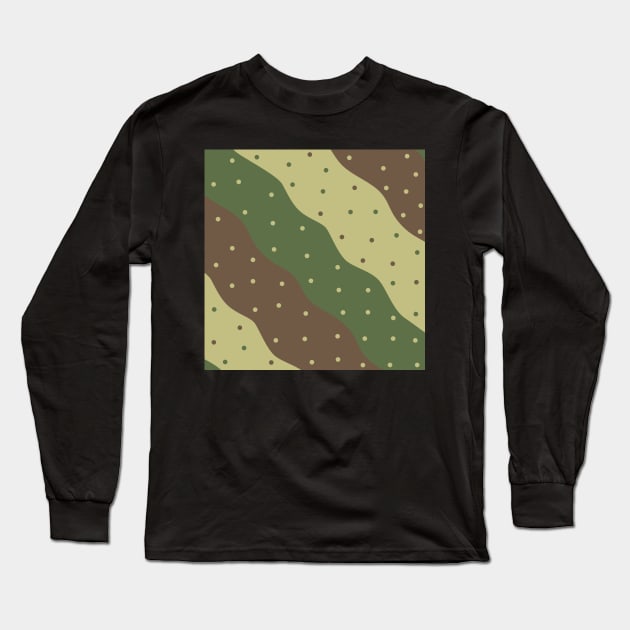 Texture similar to German WW2 tank camouflage Long Sleeve T-Shirt by FAawRay